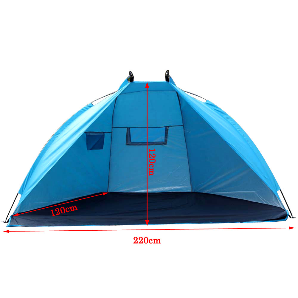 Cheap Goat Tents Single Layer Beach Tents 2 Persons Camping Tent Anti UV Sun Shelters Awning Shade Outdoor Tent for Fishing Picnic Hiking Tents 